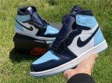 2023.7 (OG better)Authentic Air Jordan 1 High “UNC Patent”Men Shoes-ZL