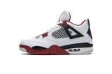 2023.7 (95% Authentic) Air Jordan 4 “Fire Red” Men And Women Shoes-G (5)