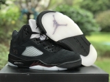 2023.9 (95% Authentic)A Ma Maniére x  Air Jordan 5 “Black”Men Shoes -ZL (1)