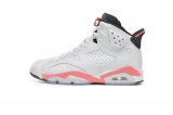 2023.9 Super Max Perfect Air Jordan 6 “Infrared White”Men And Women Shoes -SY (12)