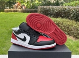 2023.10 Super Max Perfect Air Jordan 1 Low “Bred Toe”Men And Women Shoes-ZL (199)