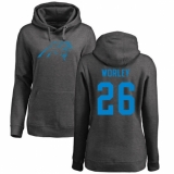 NFL Women's Nike Carolina Panthers #26 Daryl Worley Ash One Color Pullover Hoodie