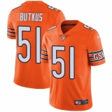 Youth Nike Chicago Bears #51 Dick Butkus Limited Orange Rush Vapor Untouchable NFL Jersey