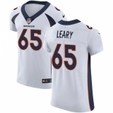 Men's Nike Denver Broncos #65 Ronald Leary White Vapor Untouchable Elite Player NFL Jersey