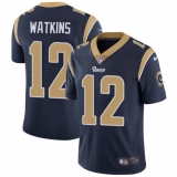 Men's Nike Los Angeles Rams #12 Sammy Watkins Navy Blue Team Color Vapor Untouchable Limited Player NFL Jersey