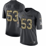 Youth Nike New England Patriots #53 Kyle Van Noy Limited Black 2016 Salute to Service NFL Jersey