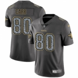 Men's Nike New Orleans Saints #80 Austin Carr Gray Static Vapor Untouchable Limited NFL Jersey