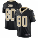 Men's Nike New Orleans Saints #80 Austin Carr Black Team Color Vapor Untouchable Limited Player NFL Jersey