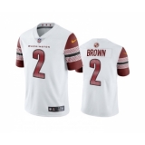 Men's Washington Commanders #2 Dyami Brown White Vapor Untouchable Stitched Football Jersey