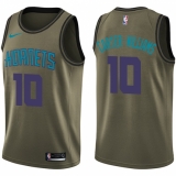 Youth Nike Charlotte Hornets #10 Michael Carter-Williams Swingman Green Salute to Service NBA Jersey