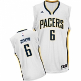 Youth Adidas Indiana Pacers #6 Cory Joseph Swingman White Home NBA Jersey