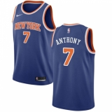 Youth Nike New York Knicks #7 Carmelo Anthony Swingman Royal Blue NBA Jersey - Icon Edition