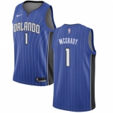 Men's Nike Orlando Magic #1 Tracy Mcgrady Swingman Royal Blue Road NBA Jersey - Icon Edition