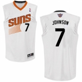 Women's Adidas Phoenix Suns #7 Kevin Johnson Authentic White Home NBA Jersey