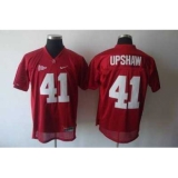 Crimson Tide #41 Courtney Upshaw Red Embroidered NCAA Jersey