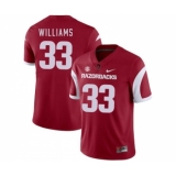 Arkansas Razorbacks 33 David Williams Red College Football Jersey