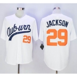 Auburn Tigers #29 Bo Jackson White Throwback Stitched NCAA Jersey
