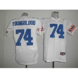 Gators #74 Jack Youngblood White Embroidered NCAA Jersey