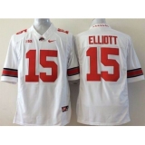 Ohio State Buckeyes #15 Ezekiel Elliott White Limited Stitched NCAA Jersey