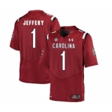 South Carolina Gamecocks 1 Alshon Jeffery Red College Football Jersey
