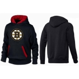NHL Men's Boston Bruins Big & Tall Logo Hoodie - Black/Red