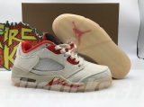2023.9 Super Max Perfect Air Jordan 5 Low“CNY”Men And Women Shoes -ZL (14)