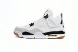 2023.12 (95% Authentic) Air Jordan 4 “White Black”Men And Women Shoes-G580 (72)