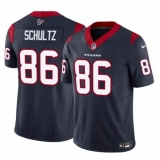 Men's Houston Texans #86 Dalton Schultz Navy 2023 F.U.S.E Vapor Untouchable Football Stitched Jersey