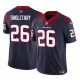 Men's Houston Texans #26 Devin Singletary Navy 2023 F.U.S.E. Vapor Untouchable Football Stitched Jersey