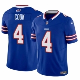 Men's Buffalo Bills #4 James Cook Blue 2023 F.U.S.E. Vapor Untouchable Limited Football Stitched Jersey