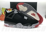 2023.7 (95% Authentic) Air Jordan 4 “Bred” Men And Women Shoes-G (3)