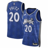 Men's Orlando Magic #20 Markelle Fultz Blue 2023-24 Classic Edition Stitched Basketball Jersey