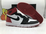 2023.7 (OG better)Authentic Air Jordan 1 High “Black Toe”Men Shoes-ZL