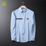 2023.7 Gucci long shirt shirt man M-3XL (16)
