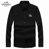 2023.8 Hermes long shirt shirt man S-4XL (21)