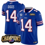 Men's Buffalo Bills #14 Stefon Diggs Blue 2023 F.U.S.E. AFC East Champions With 3-star C Football Stitched Jersey