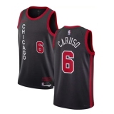 Men's Chicago Bulls #6 Alex Caruso Black 2023-24 City Edition Stitched Basketball Jersey