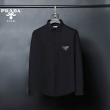 2023.5  Prada  long shirt shirt man M-3XL (2)