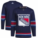 Men's New York Rangers Blank Navy Stitched Jersey