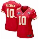 Women's Kansas City Chiefs #10 Isiah Pacheco Red 2023 F U S E Vapor Untouchable Limited Stitched 2024 Super Bowl LVIII Jersey