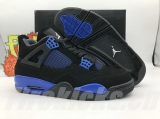 2023.12 (95% Authentic) Air Jordan 4 “Black Blue”Men And Women Shoes-G520 (73)
