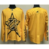 Men's All-Star Game 2024 Yellow Primegreen Stitched Hockey Jersey