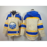 Men's Old Time Hockey Buffalo Sabres Blank Cream Hoodie