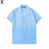 2023.8 LV short shirt Man M-3XL (96)