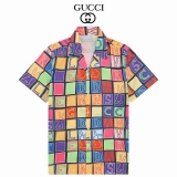 2023.2 Gucci short shirt Man M-3XL (7)