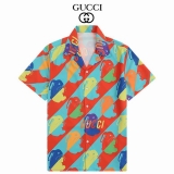 2023.4 Gucci short shirt Man M-3XL (29)