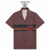 2023.4 Gucci short shirt Man M-3XL (28)