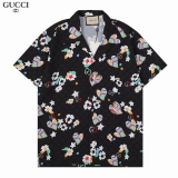 2023.7 Gucci short shirt Man M-3XL (62)