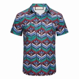 2023.8 Gucci short shirt Man M-3XL (79)