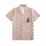 2023.8 Gucci short shirt Man M-3XL (63)
